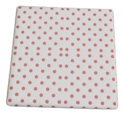 Red and White Polka Dot Texture
